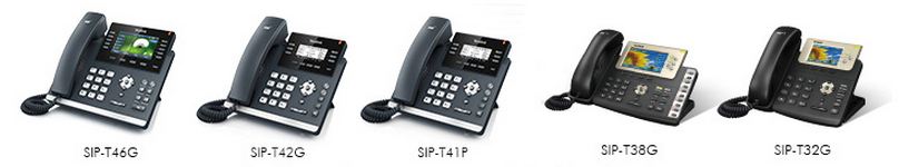 Офисные SIP телефоны Yealink линеек T3 и T4
