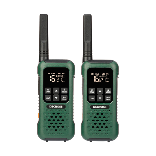 Комплект портативных раций DECROSS DC93 Dark Green Twin EU (2 шт) 