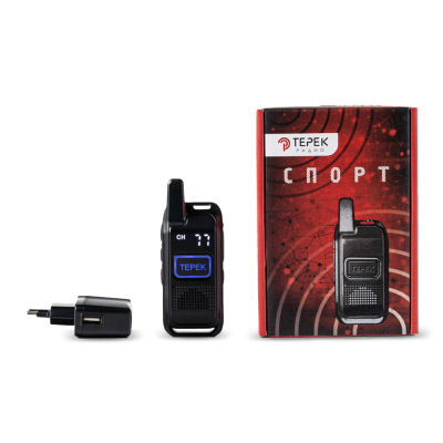 Рация | радиостанция | портативная | ТЕРЕК СПОРТ | Чёрный