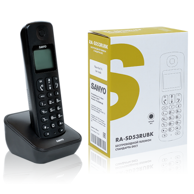 Телефон | беспроводной | Sanyo | RA-SD53RUBK