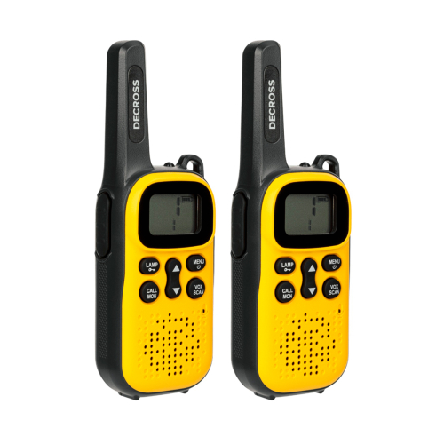 Комплект портативных раций DECROSS DC43 Yellow Twin EU (2 шт)