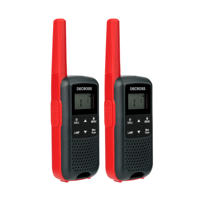 Комплект портативных раций DECROSS DC63 Red Twin EU (2 шт) 