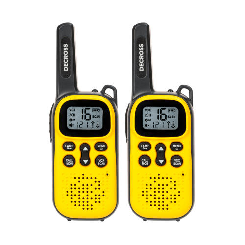 Комплект портативных раций DECROSS DC43 Yellow Twin EU (2 шт)