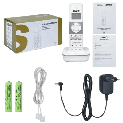 Телефон | беспроводной | Sanyo | RA-SD1102RUWH