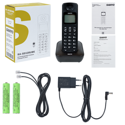 Телефон | беспроводной | Sanyo | RA-SD53RUBK